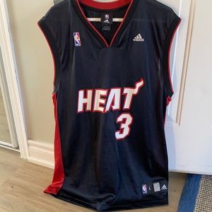 (NEW) Wade Miami Heat jersey size L